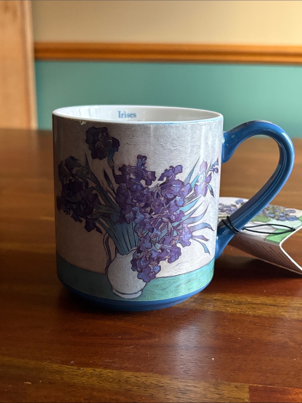 Van Gogh Irises Mug - Porcelain - Brand new
